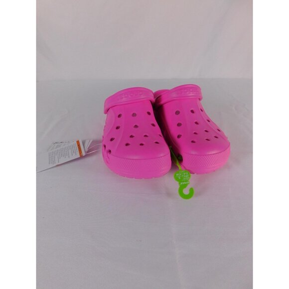 Crocs Baya Womens Size 10 Pink Clog Slip On Sandal Lightweight Comfort Shoes - Picture 3 of 7